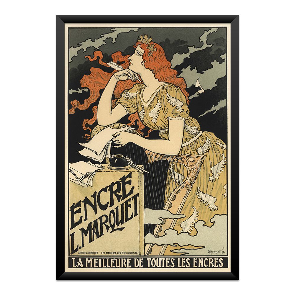Encre L. Marquet Quadro Encre Marquet – Poster Vintage Belle Époque - Imagem 1
