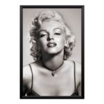 Quadro Marilyn Monroe – Retrato Clássico Preto e Branco