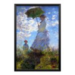 Quadro Woman with a Parasol – Claude Monet