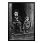 Quadro Charlie Chaplin – O Garoto | Cinema Clássico
