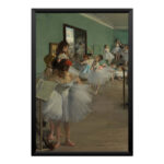 Quadro Edgar Degas – Aula de Ballet | Arte Impressionista