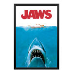 Quadro Jaws (Tubarão) – Poster Clássico do Cinema